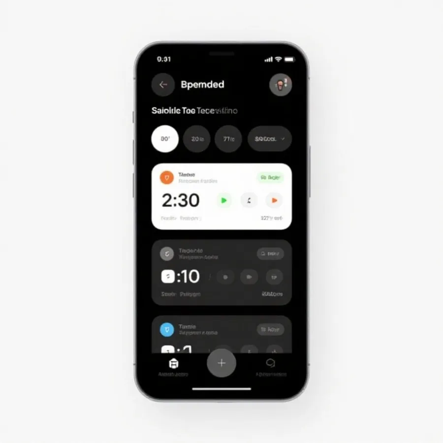Draw schedule and results interface